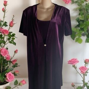 Rhapsody Rich Purple Midi Dress